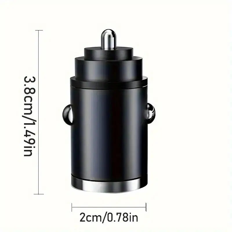Haiyeasy Dual Port USB & Type-C Car Charger 2-Pack