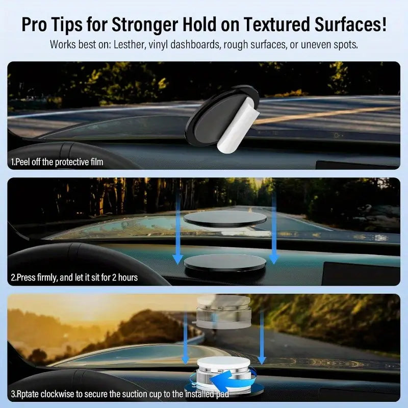 Haiyeasy Magnetic Ring Phone Car Holder (White) - 360° Rotatable Folding Phone Holder | Compatible with iPhone 12/13/14/15/16 series and all smartphones | Suitable for TK photography in the kitchen/gym