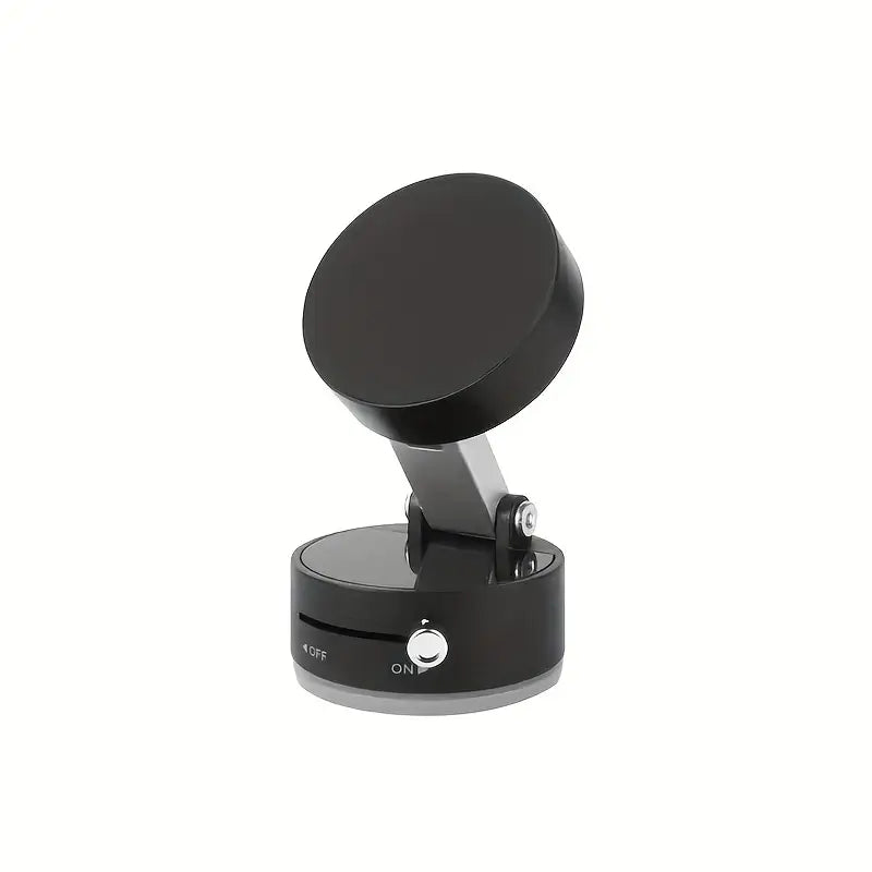 Haiyeasy Magnetic Toggle Phone Car Holder (Black) - Slide and Quickly Adsorb | Compatible with Magsafe iPhones, Android phones, and all smartphones | Perfect for binge-watching, filming, and more